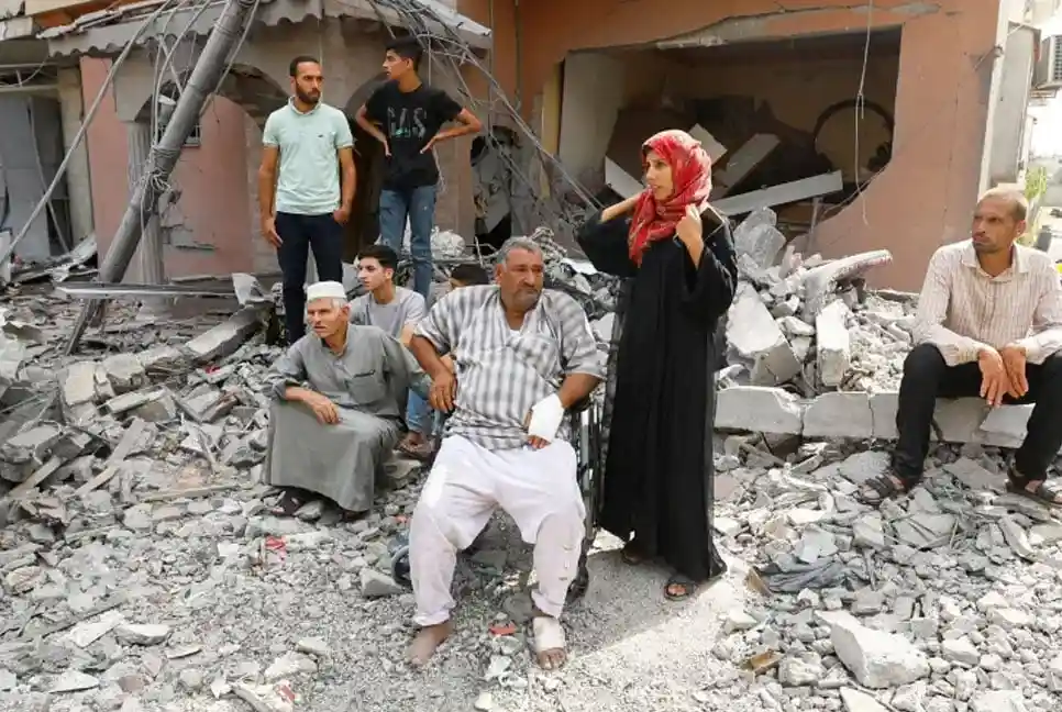 123,000 Palestinians were displaced by the Israeli attack My News Bangladesh