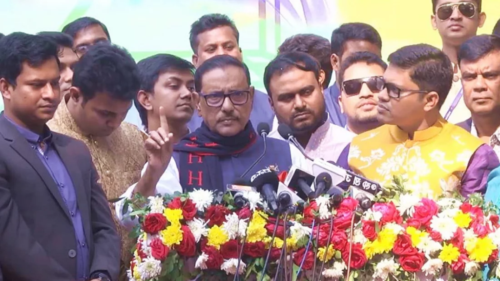 Obaidul Quader: Sheikh Hasina ignores foreign threats